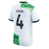 Billiga Liverpool Virgil van Dijk #4 Borta fotbollskläder 2023-24 Kortärmad